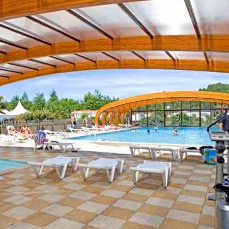 Chalet Camping Les Vignes Lit-et-Mixe Exterior photo
